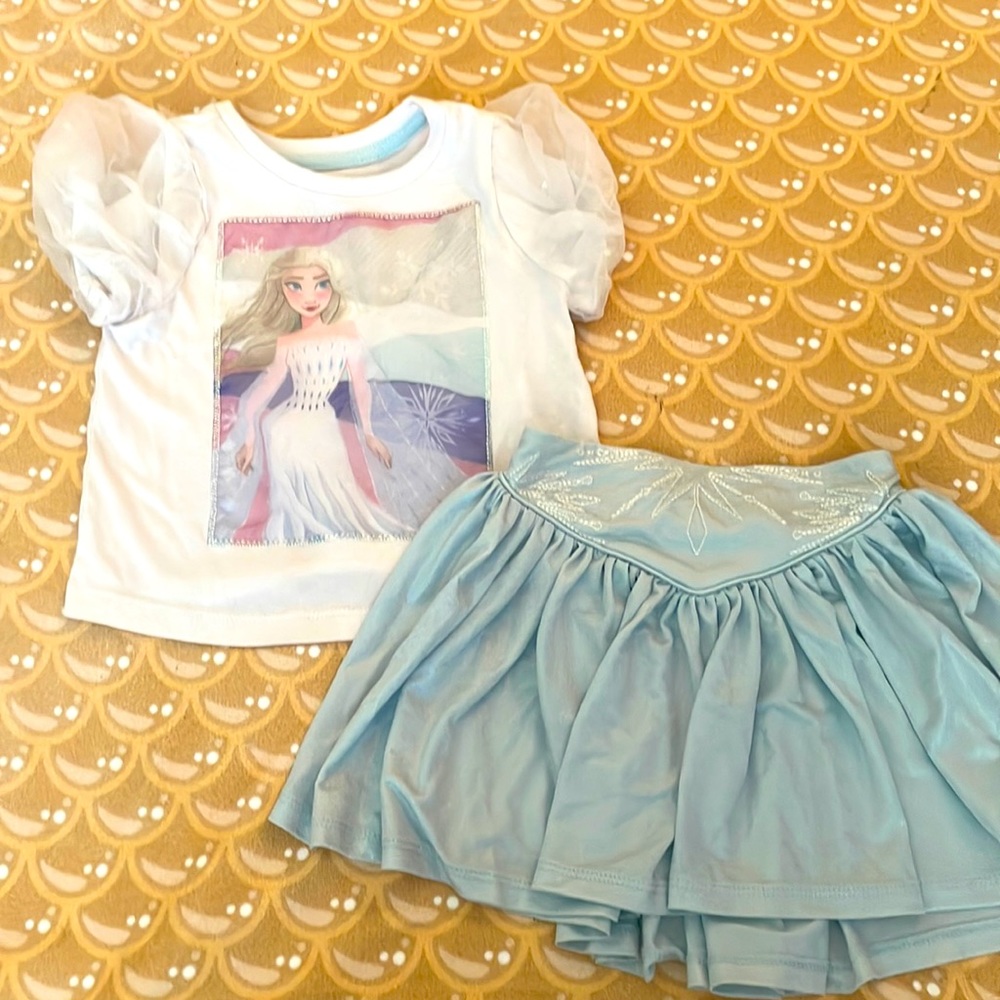 Elsa Two Piece Skirt Outfit